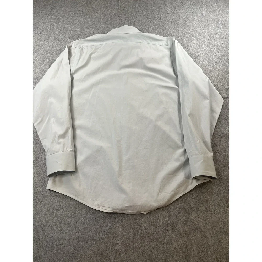 Banana Republic Mens Light Blue Cotton Stretch Slim Dress Shirt M 34/35
